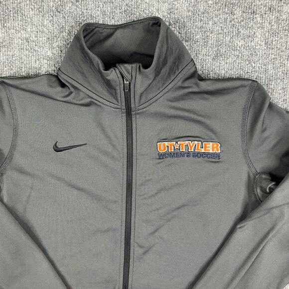 Nike Dri-Fit Quarter Zip Pullover Womens Size Large Black Athletic Running Shirt - Picture 1 of 9